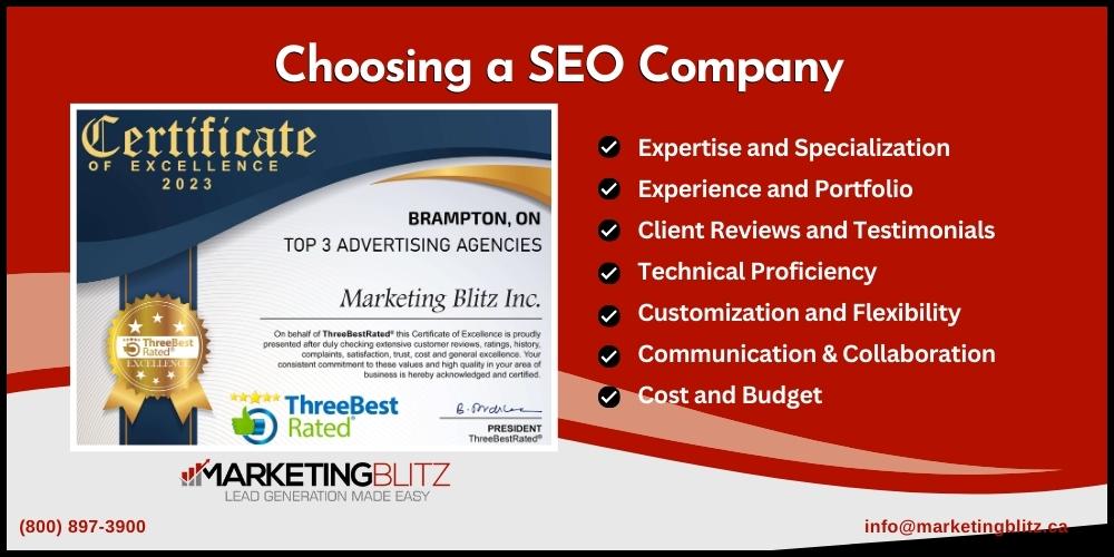 Choosing An SEO Company