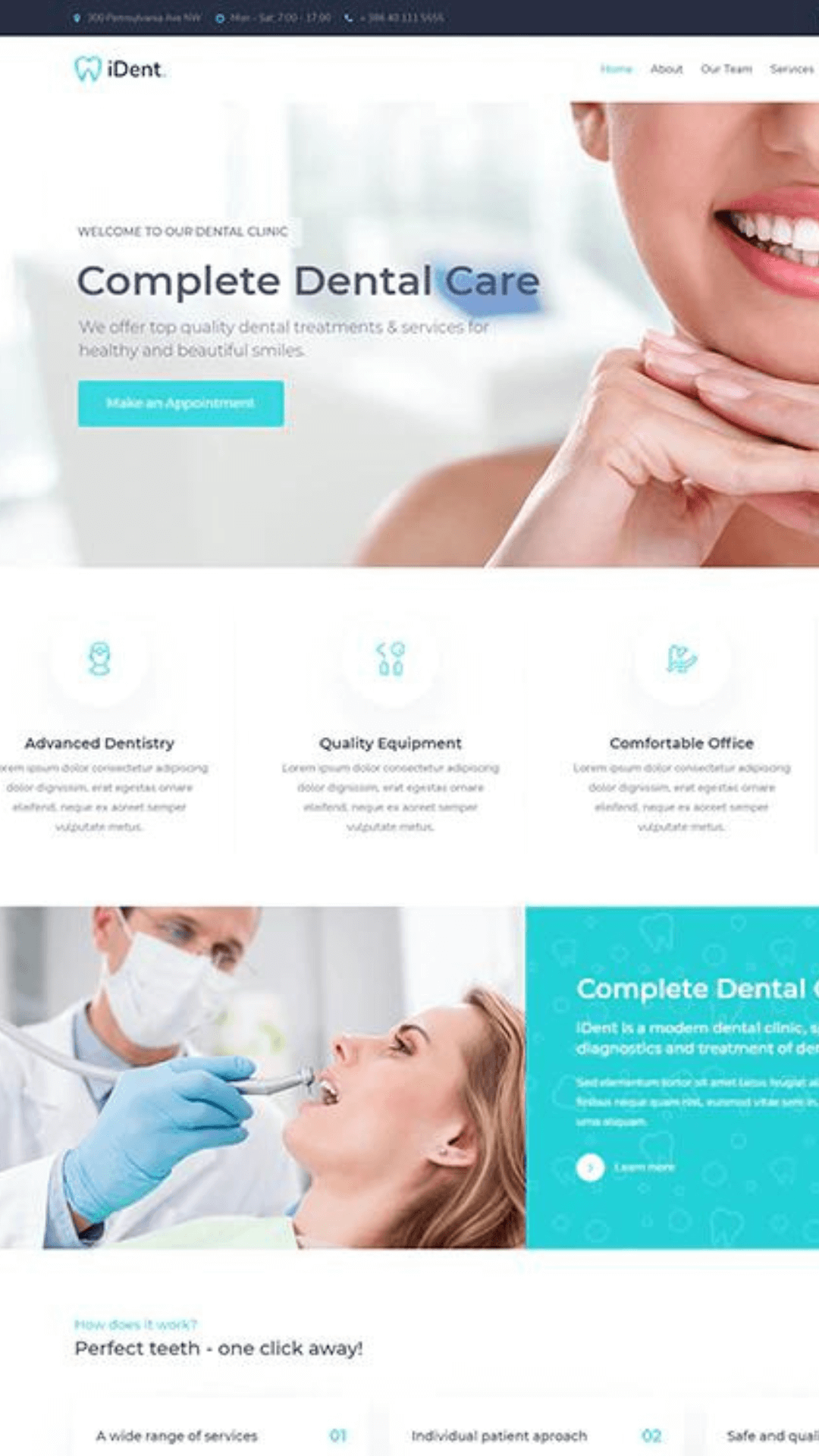 dental practice website