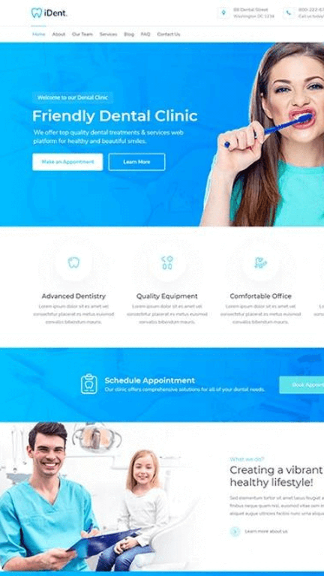 dental web design