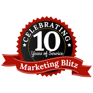 marketing blitz 10 years of service