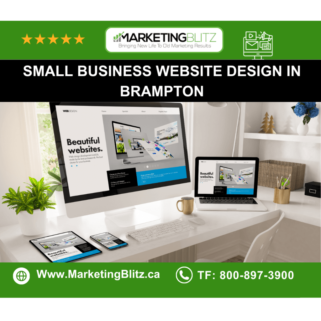 Small business website design in Brampton Marketing Blitz