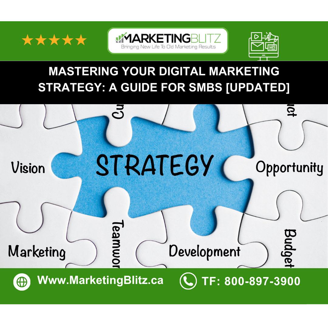 Mastering Your Digital Marketing Strategy: A Guide for SMBs [Updated 2024]